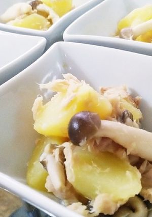 ツナ入り☆じゃがいもとしめじの煮物-レシピのメイン写真