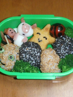 キャラ弁 あおむしくん-レシピのメイン写真