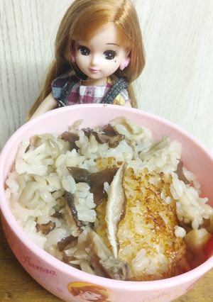 リカちゃんに♡茸の炊き込みご飯(白だし)-レシピのメイン写真