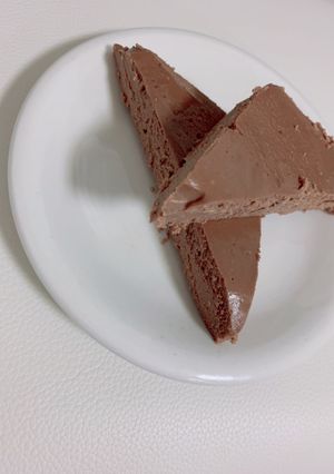 ヨーグルトで！チョコレートチーズケーキ-レシピのメイン写真