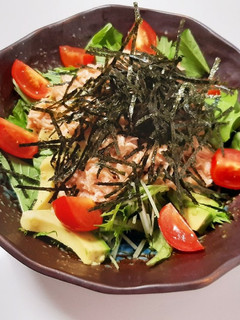 簡単で美味しい♡シーチキンと水菜のサラダ-レシピのメイン写真