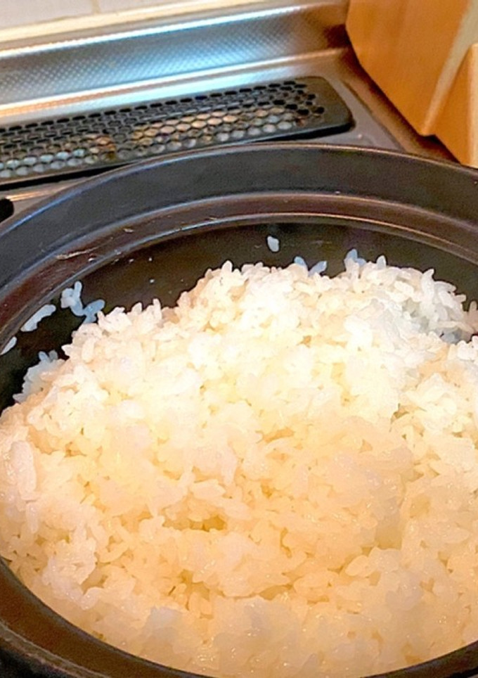 簡単！土鍋で粒が立ってるふっくらごはん✨-レシピのメイン写真