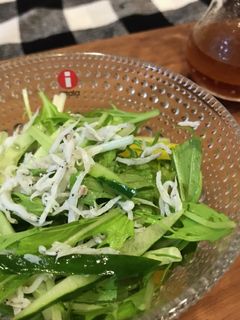 しらすと水菜の和風サラダ-レシピのメイン写真