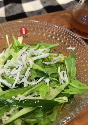 しらすと水菜の和風サラダ-レシピのメイン写真