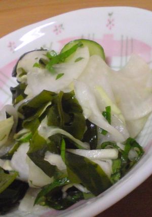 体に優しい、シソが美味しい酢の物。-レシピのメイン写真