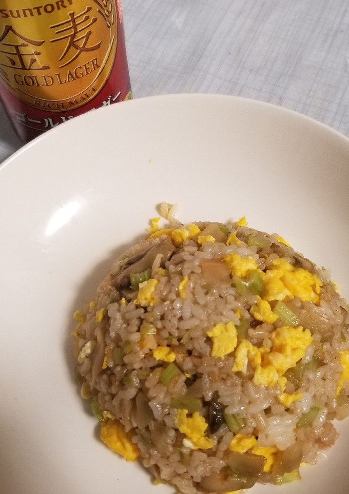 セロリと搾菜の炒飯-レシピのメイン写真