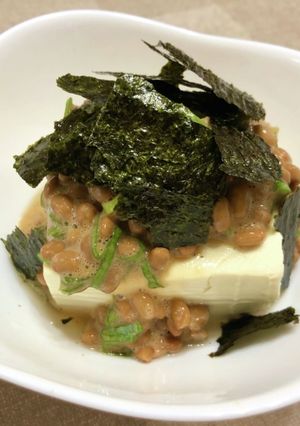 ☆夫が好きな納豆冷奴♪-レシピのメイン写真