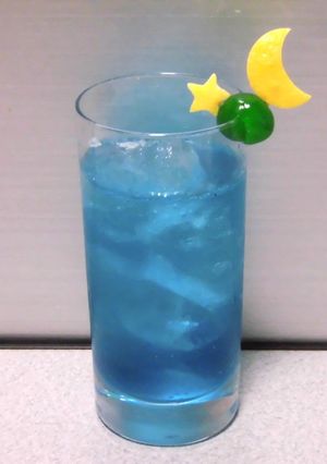 オリジナルモクテル「夜空」-レシピのメイン写真