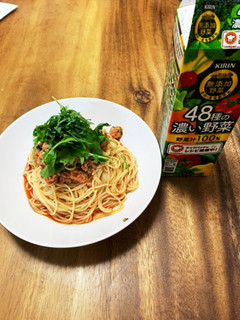 革命!野菜ジュースで冷製パスタ〜♡-レシピのメイン写真