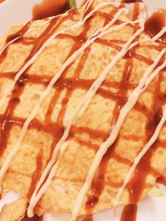 お餅でお好み焼き!?-レシピのメイン写真