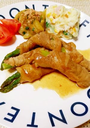 悪魔的に美味しい甘辛味♡アスパラの肉巻き-レシピのメイン写真