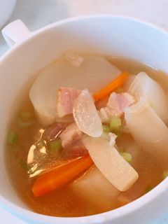 かぶの優しいスープ♪-レシピのメイン写真