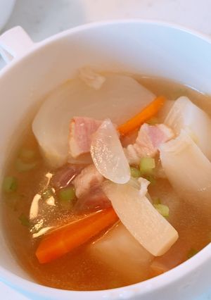 かぶの優しいスープ♪-レシピのメイン写真