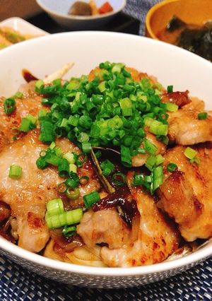 柔らか豚ヒレ肉のスタミナ豚丼♡-レシピのメイン写真