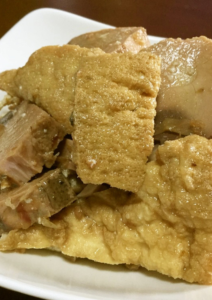 厚揚げとなまり節の煮物☆追いカツオで☆-レシピのメイン写真