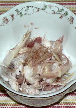 鯛とミョウガの梅おかか味-レシピのメイン写真