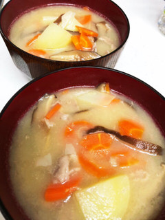 白みその豚汁風(ラーメンアレンジも)-レシピのメイン写真