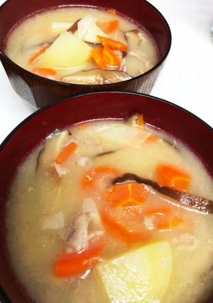 白みその豚汁風(ラーメンアレンジも)-レシピのメイン写真