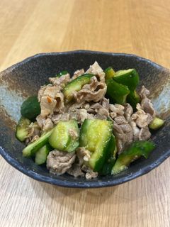 きゅうりと豚肉の中華和え-レシピのメイン写真