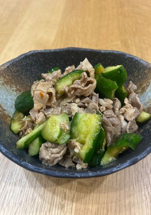 きゅうりと豚肉の中華和え-レシピのメイン写真