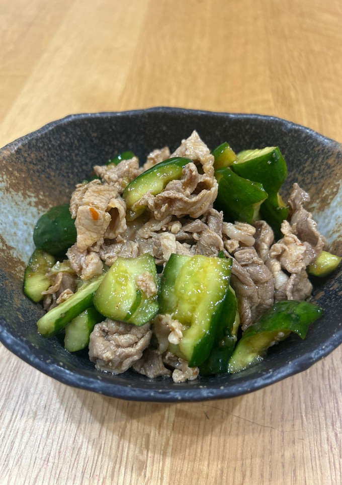 きゅうりと豚肉の中華和え-レシピのメイン写真