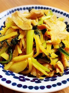 豚肉とじゃがいもの甘辛炒め-レシピのメイン写真