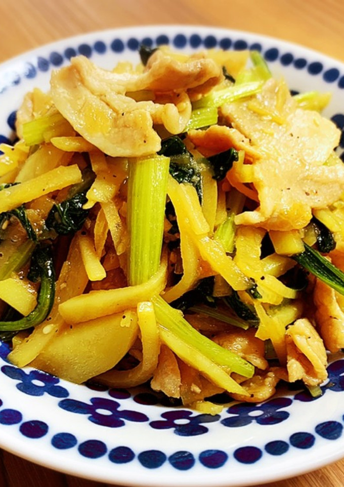 豚肉とじゃがいもの甘辛炒め-レシピのメイン写真