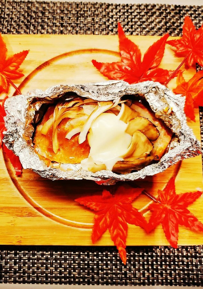 秋鮭のちゃんちゃん焼き風ホイル焼き-レシピのメイン写真