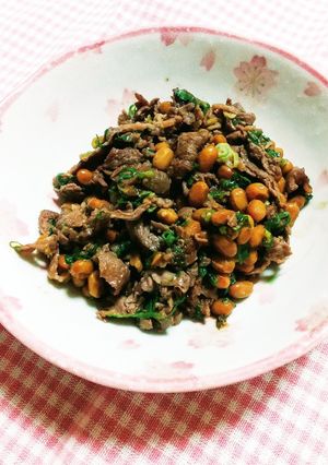 ♪子供大好き肉納豆♪-レシピのメイン写真