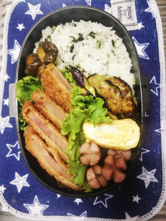 高校男子弁当♡ハムカツ9/9-レシピのメイン写真