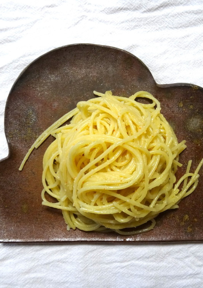 青森パスタ｜チューブ大蒜ペペロンチーノ-レシピのメイン写真