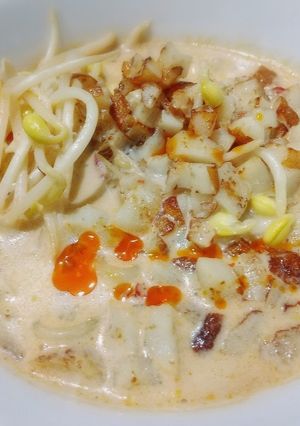 簡単な牛乳担々麺うどん-レシピのメイン写真