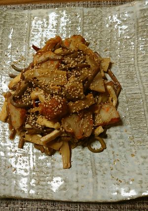 ヨウサマの減塩ゼンマイとメンマの炒め物-レシピのメイン写真