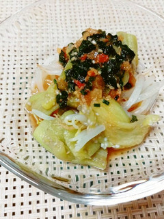 レンジで簡単♡蒸しナスの香味ダレがけ-レシピのメイン写真