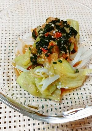 レンジで簡単♡蒸しナスの香味ダレがけ-レシピのメイン写真