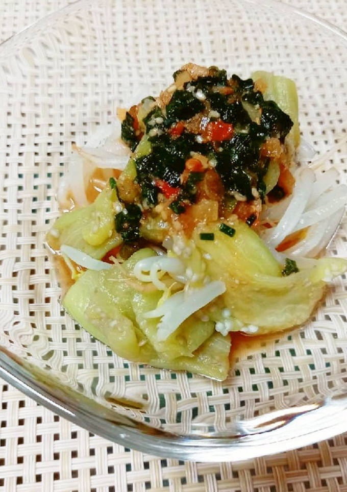 レンジで簡単♡蒸しナスの香味ダレがけ-レシピのメイン写真