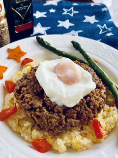 時短☆簡単★キーマカレーパエリア風-レシピのメイン写真