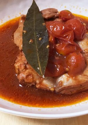 炊飯器で超簡単!!鶏モモ肉のトマト煮-レシピのメイン写真