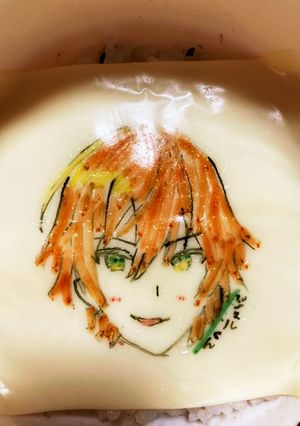 すとぷりジェルくんオブラートキャラ弁-レシピのメイン写真