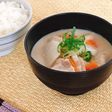 里芋の豆乳ねりごま味噌汁