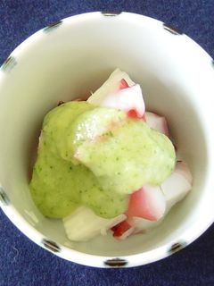 たこの”緑”酢味噌かけ-レシピのメイン写真