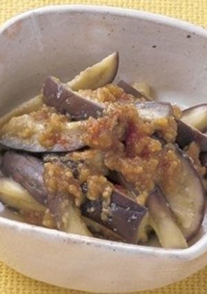 電子レンジで♪茄子のみそ和え-レシピのメイン写真