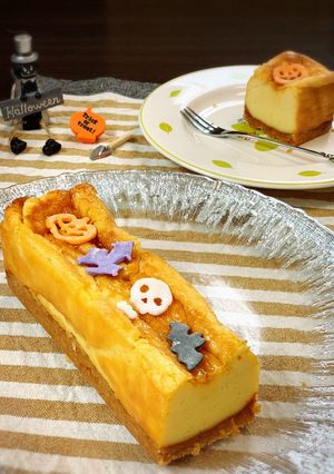 超簡単！キャラメルさつまいもチーズケーキ-レシピのメイン写真