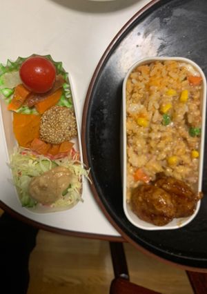 全てレンジ中華風味噌すき焼き味炒飯弁当-レシピのメイン写真