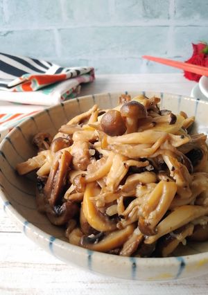 きのこのにんにく塩麹バター炒め-レシピのメイン写真
