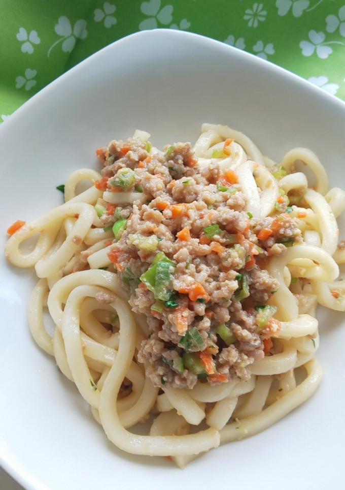 【使いきり】残り野菜の坦々うどん風-レシピのメイン写真