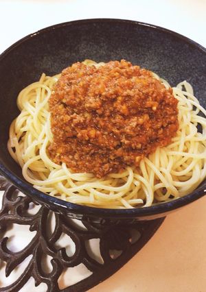 #うちの 野菜たっぷりミートソース-レシピのメイン写真