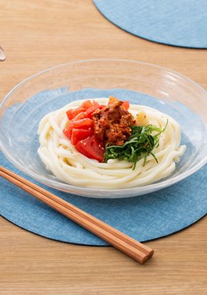 サバフィレで、簡単冷やしうどん-レシピのメイン写真