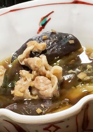 簡単！本つゆで！ナスと豚肉の焼き浸し-レシピのメイン写真