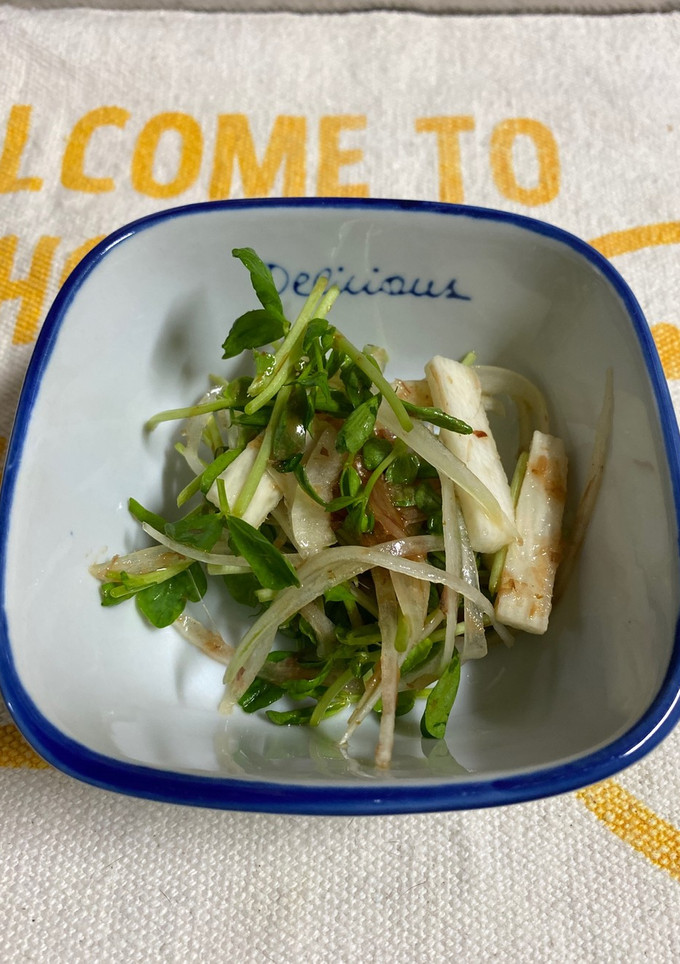 長芋と豆苗のさっぱりあえ-レシピのメイン写真